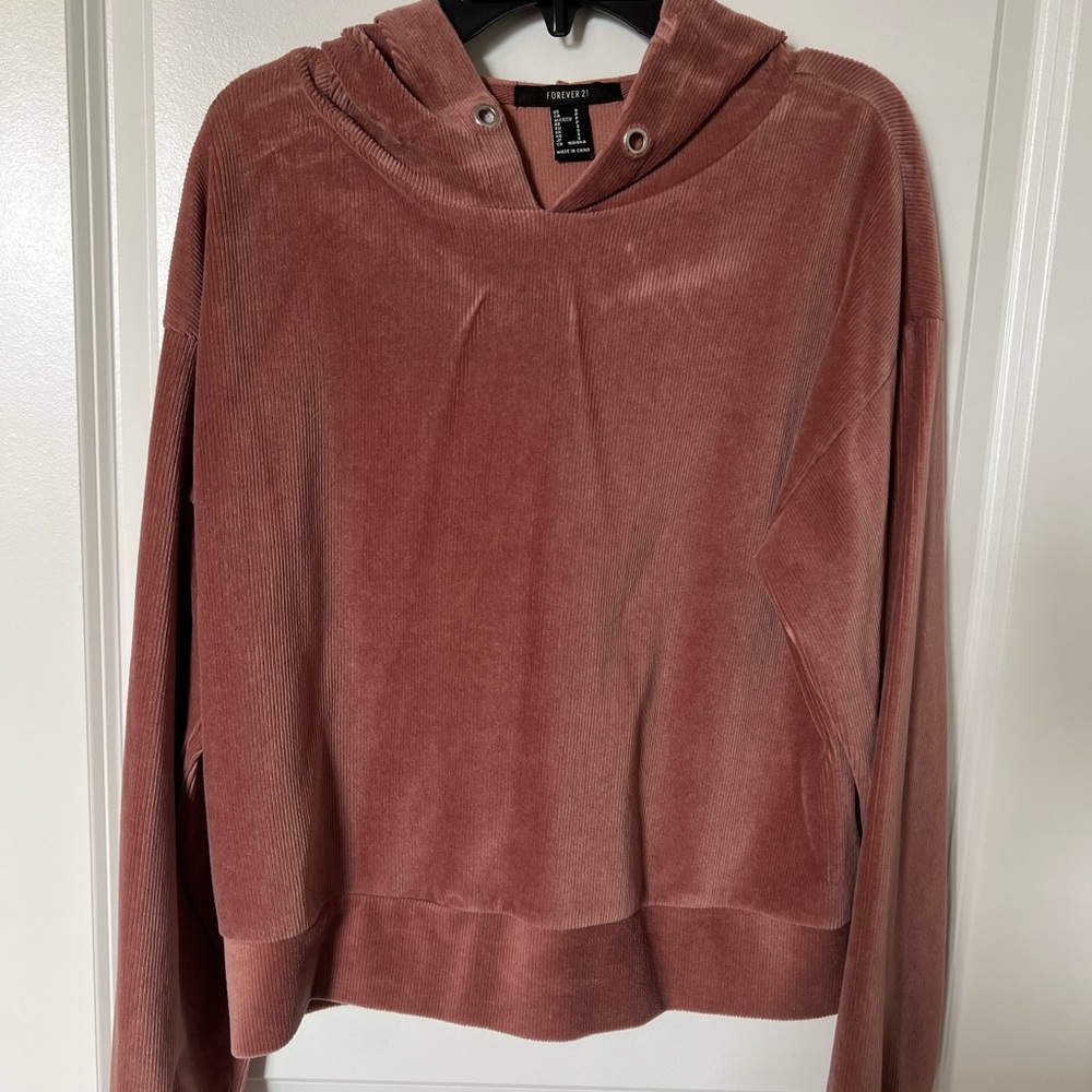 Forever 21 Corduroy Hoodie